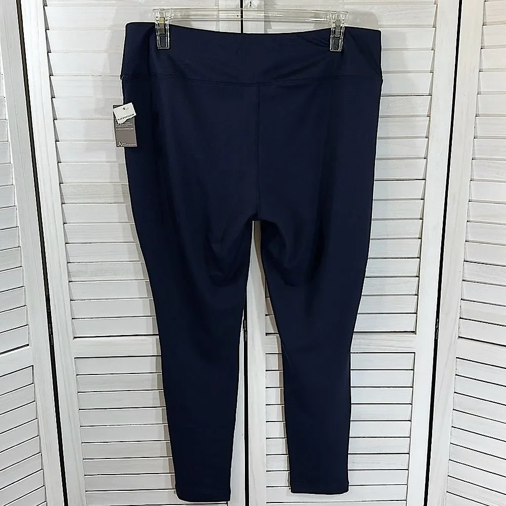 Cato Active Leggings Deep Navy Blue Size 18/20W  NWT